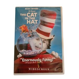 Dr Seuss The Cat in the Hat DVD Mike Myers Widescreen Kids Family Movie 2003